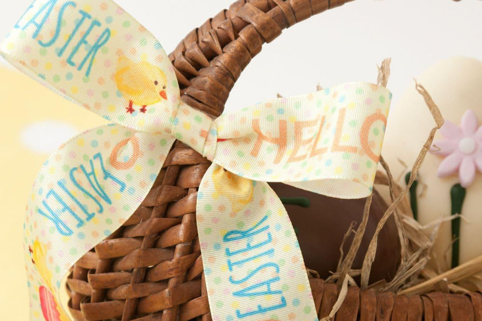 Easter Decor & Ribbons Embracing Spring's Vibrant Creativity