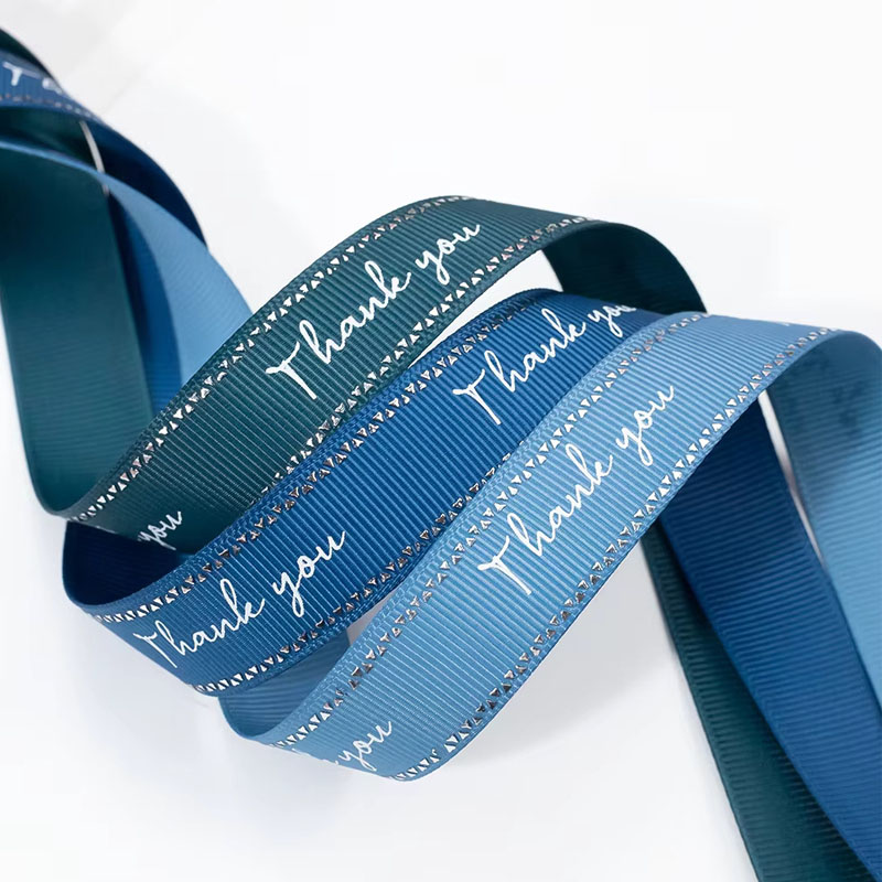 kultainen folio tulostaa reunan grosgrain nauha logo myyjä