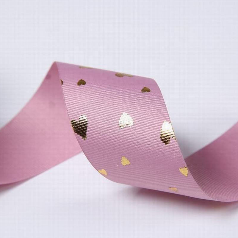 heart-gold-foil-printed-grosgrain-ribbon-rolls-factory-05